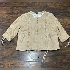 Women's Alberto Malaki‎ Tan Jacket XL